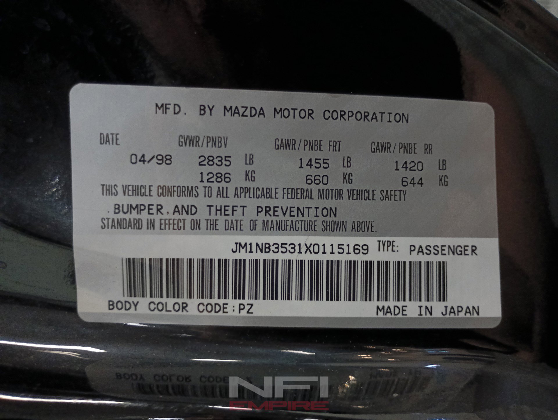 Used 1999 MAZDA MX-5 Miata RWD image 70