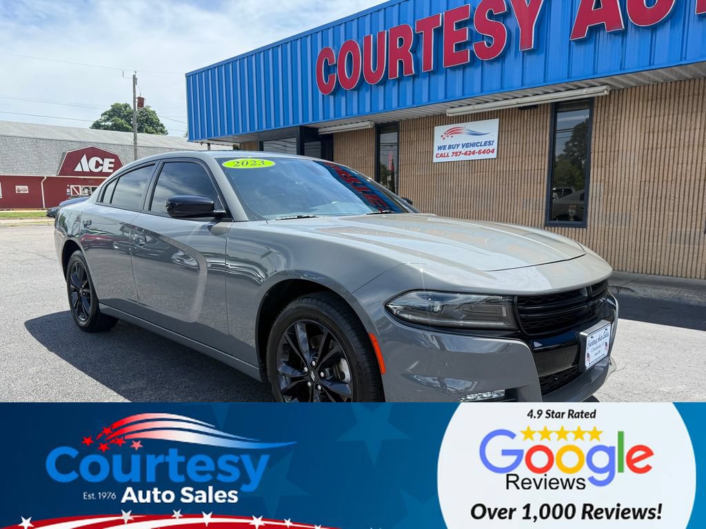 Used 2023 Dodge Charger SXT w/ Blacktop Package AWD/4WD image 1