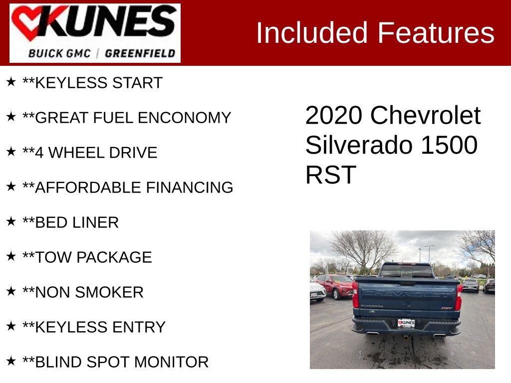 Used 2020 Chevrolet Silverado 1500 RST AWD/4WD image 3