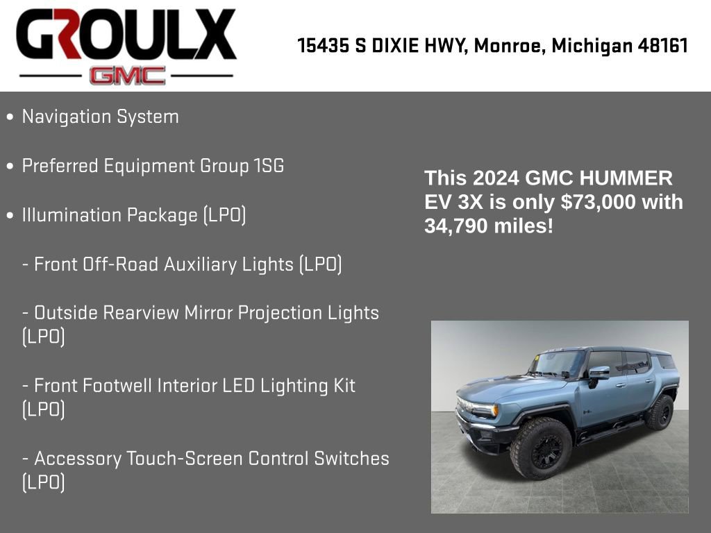 Used 2024 GMC Hummer EV 3X w/ Omega Edition image 8