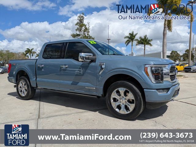 Certified 2023 Ford F150 Platinum w/ Equipment Group 701A High image 1