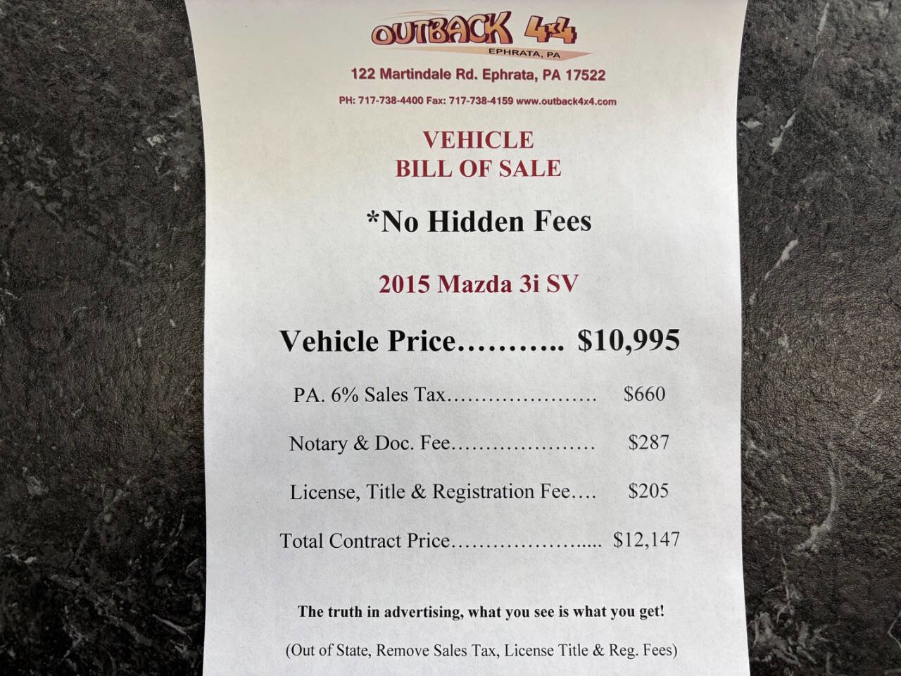 Used 2015 MAZDA MAZDA3 i SV image 2