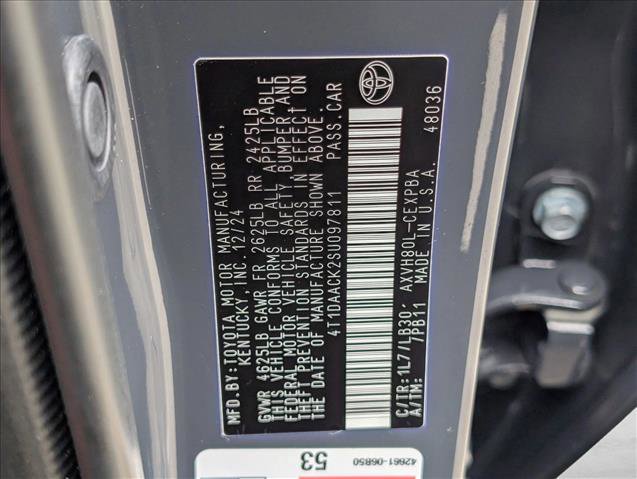 Certified 2025 Toyota Camry XSE FWD image 24