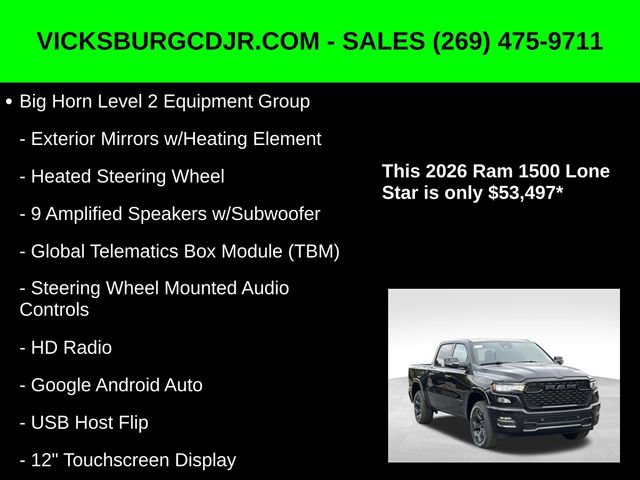 New 2026 RAM 1500 4x4 Crew Cab image 27
