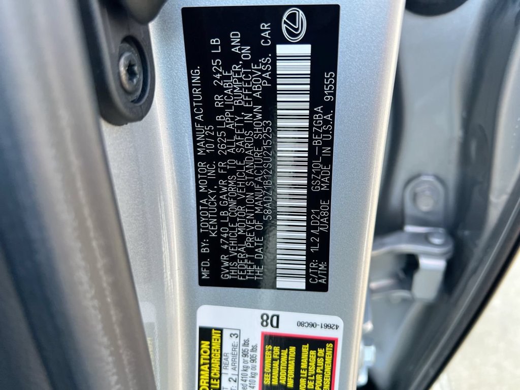Certified 2025 Lexus ES 350 w/ Premium Package FWD image 22