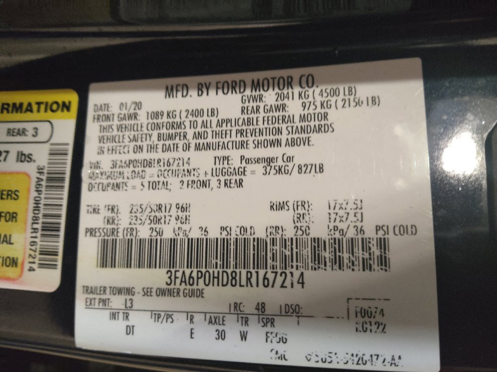 Used 2020 Ford Fusion SE FWD image 33