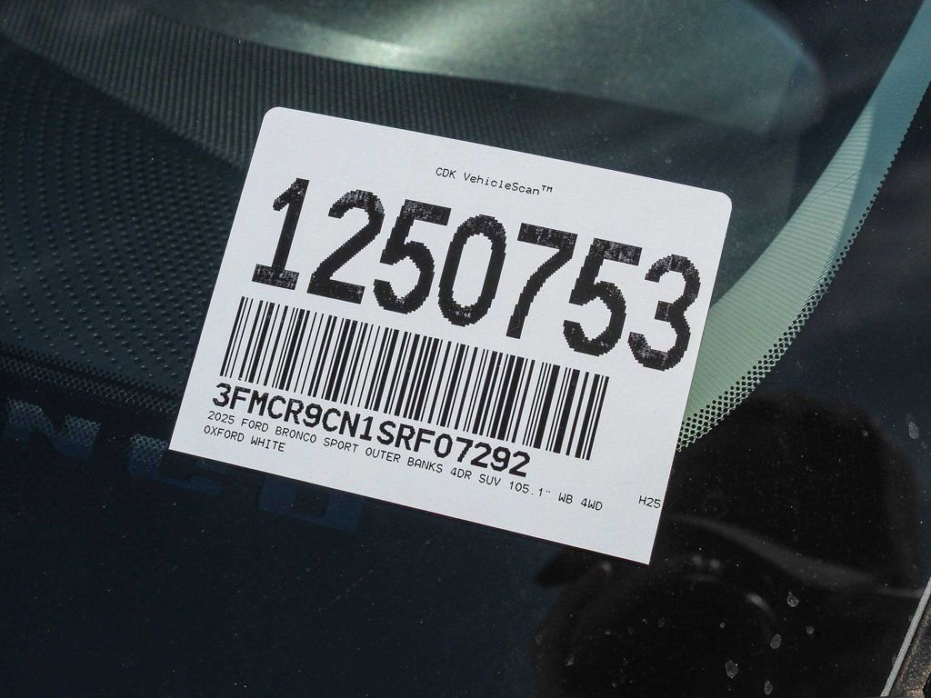 New 2025 Ford Bronco Sport Outer Banks w/ Sasquatch Outer Banks Package image 28