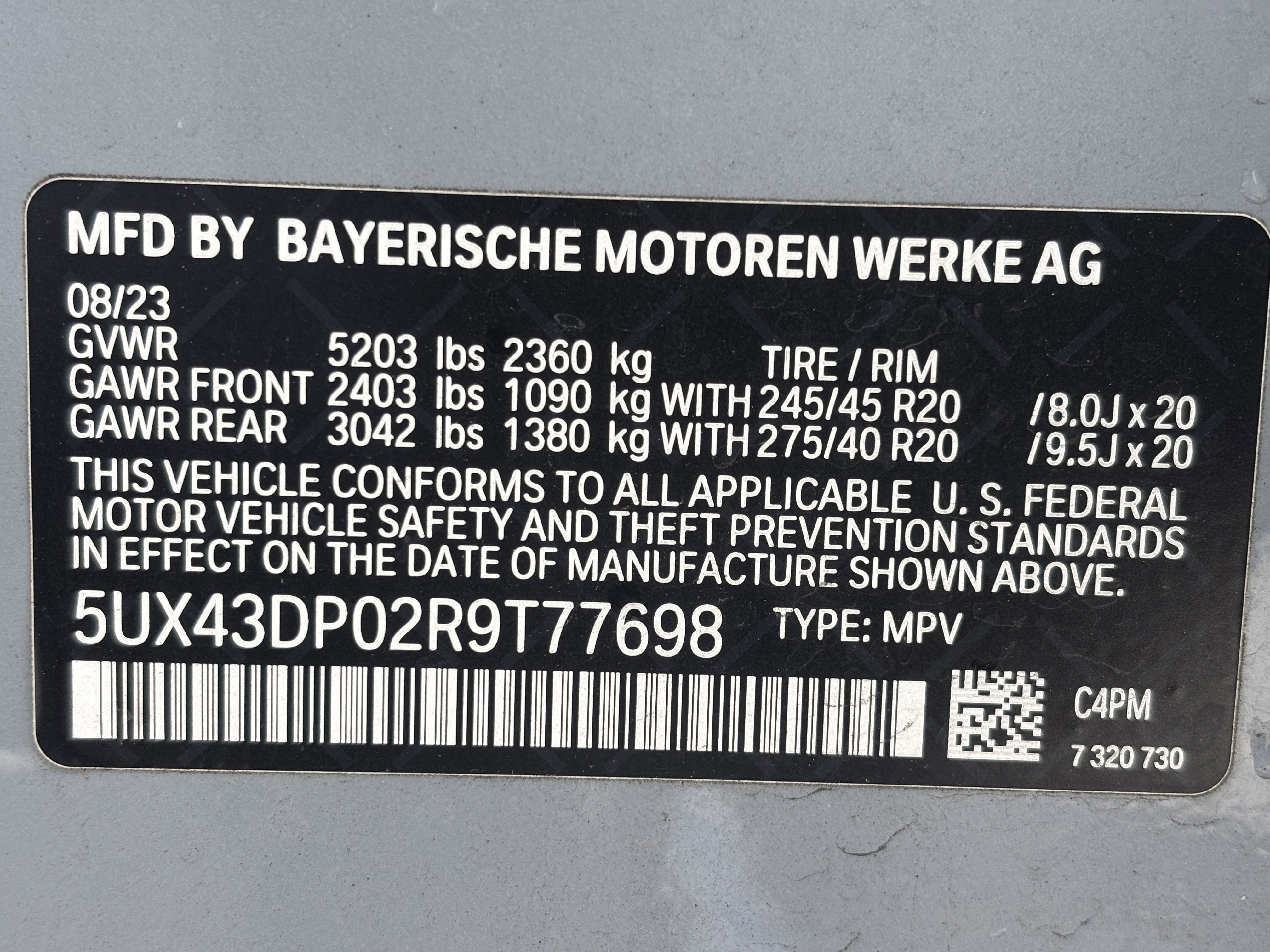 Used 2024 BMW X3 sDrive30i w/ Premium Package RWD image 11