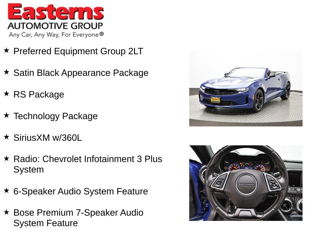 Used 2023 Chevrolet Camaro LT w/ RS Package RWD image 11