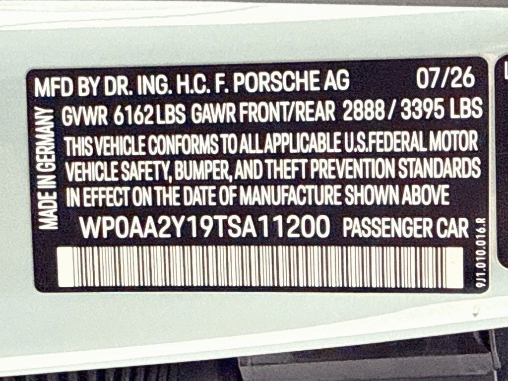 New 2026 Porsche Taycan RWD image 34
