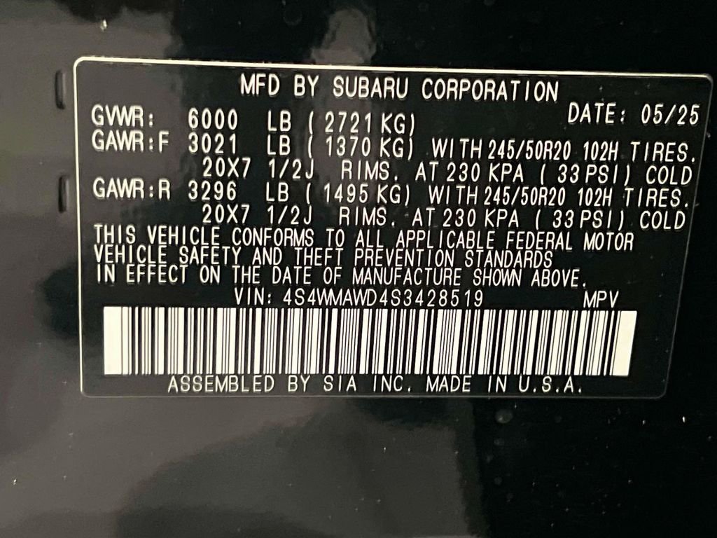 New 2025 Subaru Ascent Bronze Edition image 29