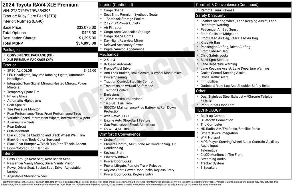 Used 2024 Toyota RAV4 XLE Premium FWD image 39