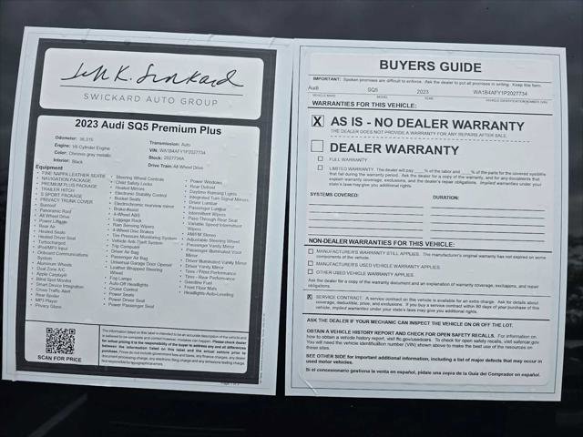 Used 2023 Audi SQ5 Premium Plus w/ Premium Plus Package image 20