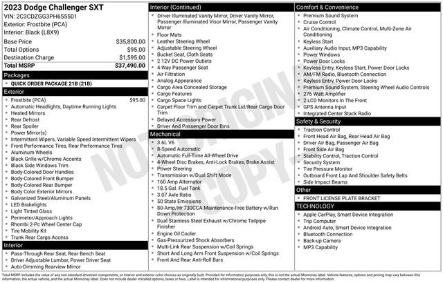 Used 2023 Dodge Challenger SXT image 37