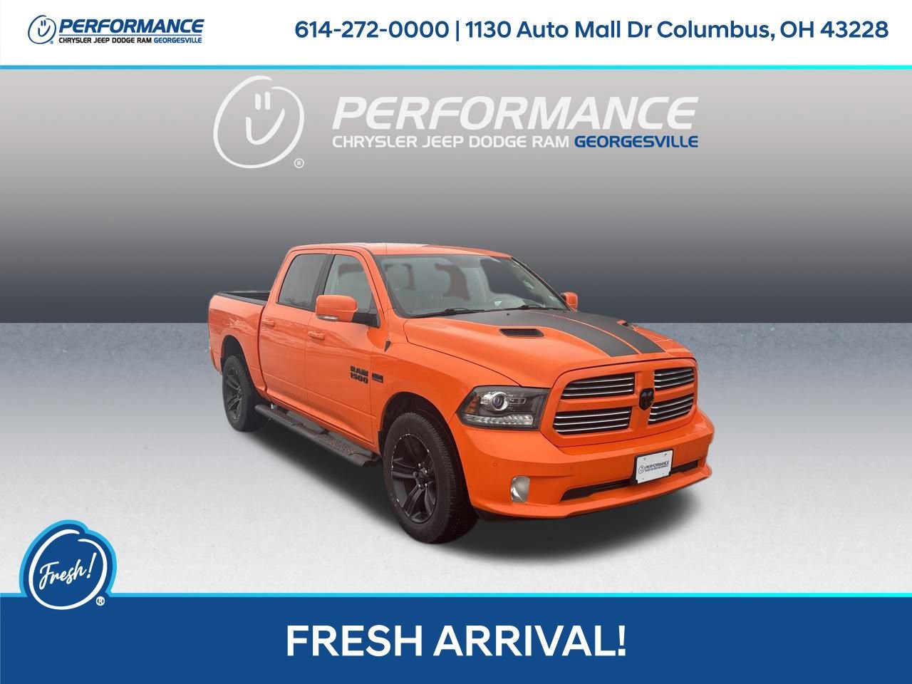 Used 2017 RAM 1500 Sport w/ Ignition Orange Sport Package