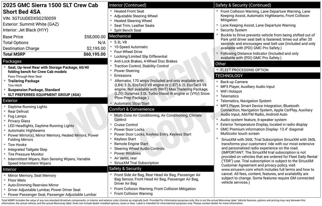 Used 2025 GMC Sierra 1500 SLT AWD/4WD image 26
