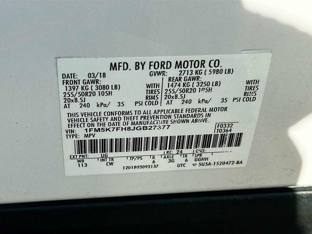 Used 2018 Ford Explorer Limited image 33