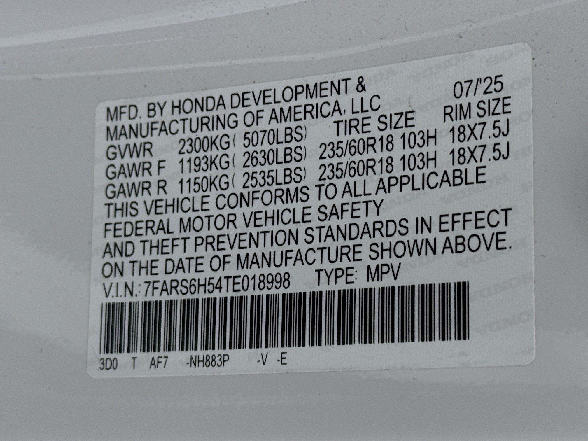 Certified 2026 Honda CR-V Sport image 30