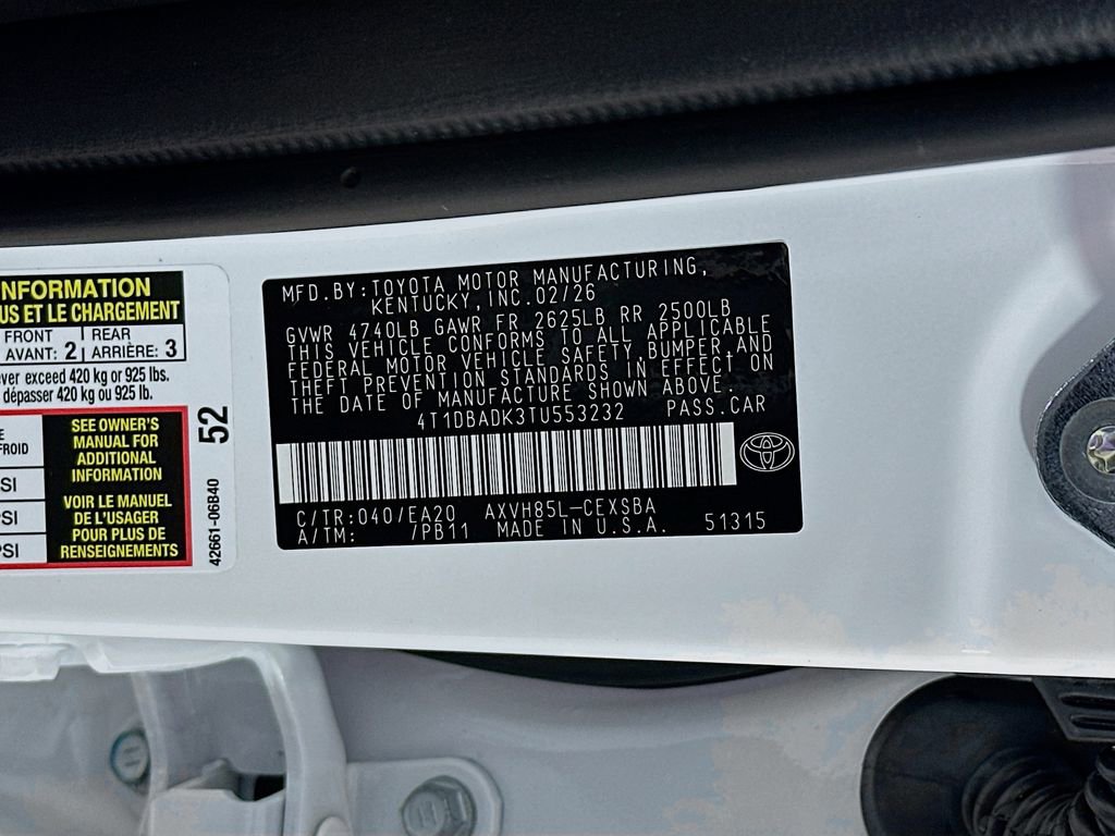 Used 2026 Toyota Camry SE image 27