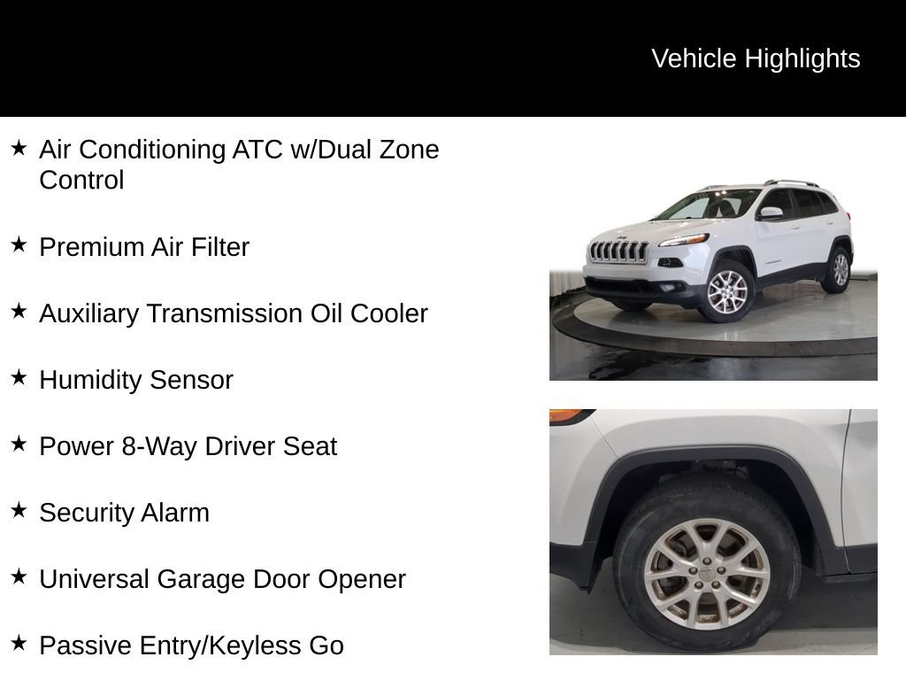 Used 2017 Jeep Cherokee Latitude w/ Comfort/Convenience Group AWD/4WD image 25