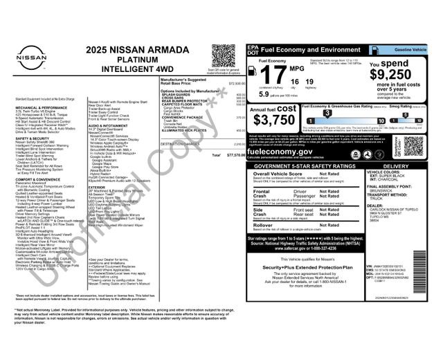 Used 2025 Nissan Armada Platinum w/ Convenience Package image 7
