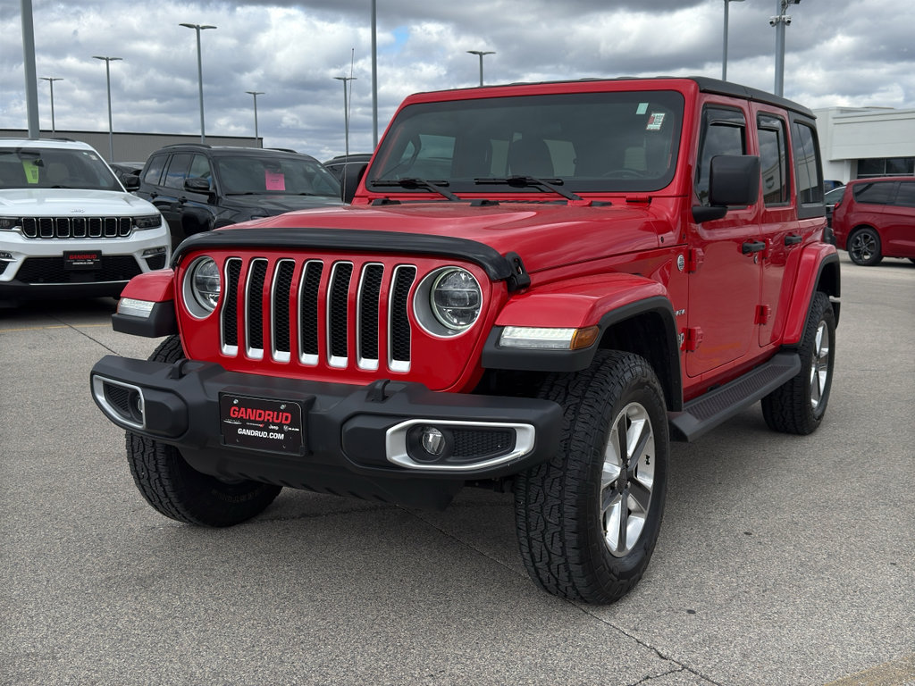 Used 2020 Jeep Wrangler Unlimited Sahara w/ LED Lighting Group AWD/4WD image 2