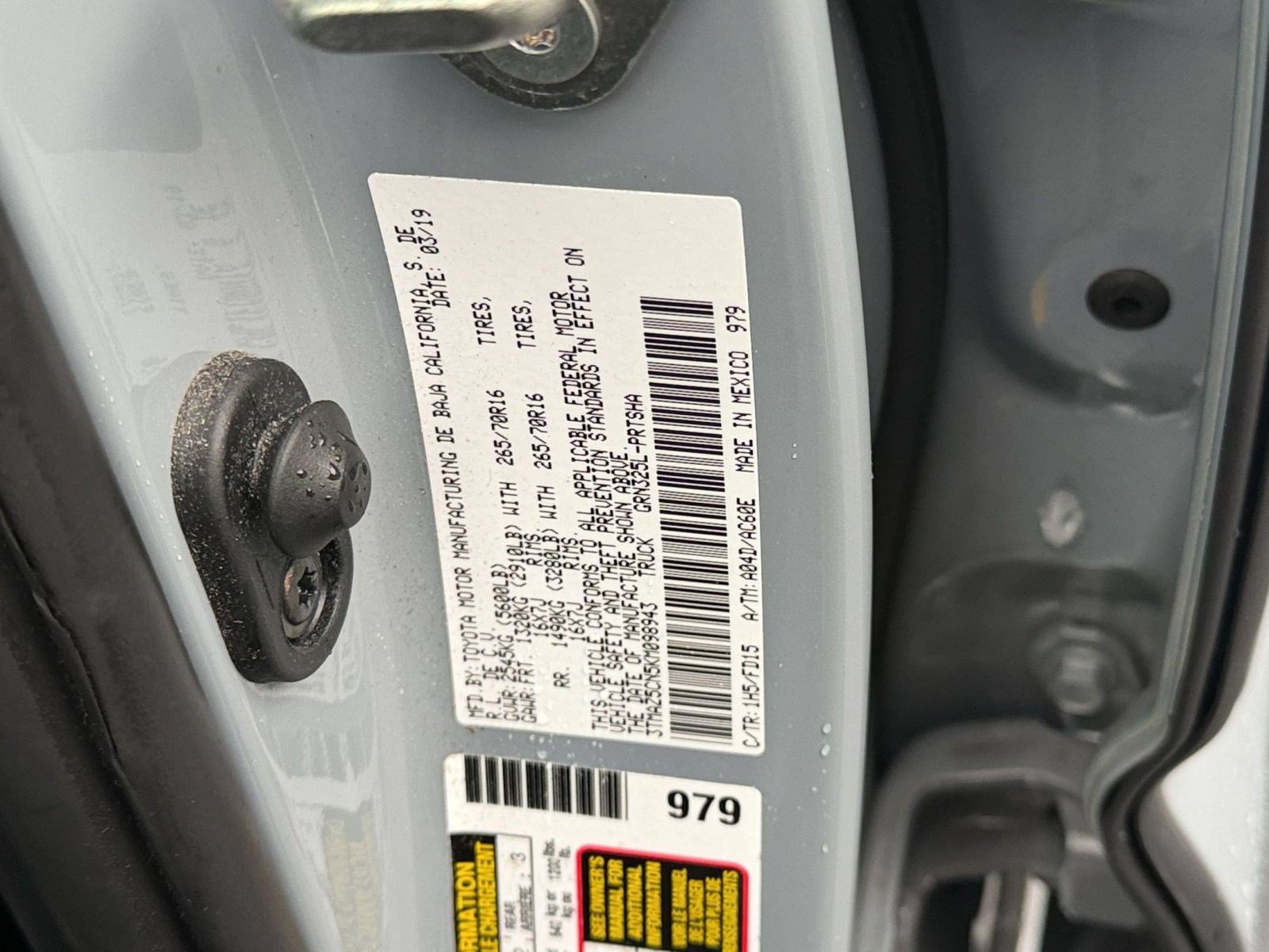 Used 2019 Toyota Tacoma TRD Off-Road RWD image 28