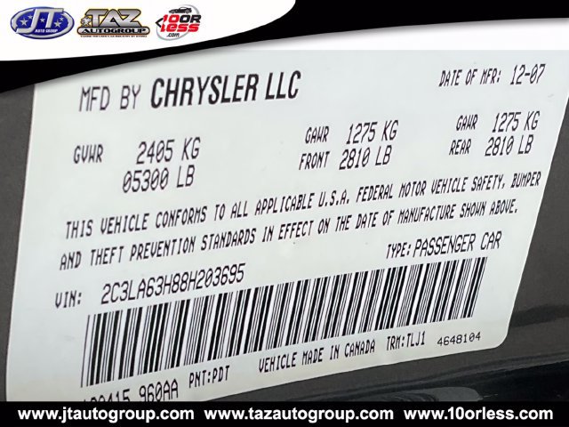 Used 2008 Chrysler 300 C w/ Protection Group II RWD image 19
