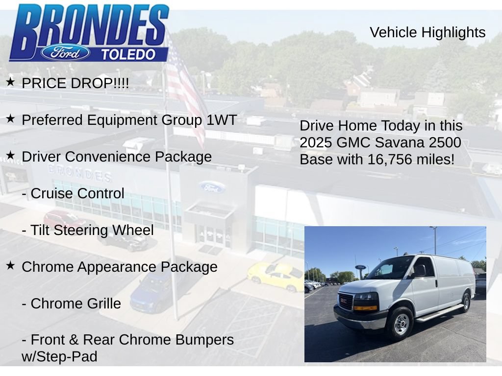 Used 2025 GMC Savana 2500 w/ Driver Convenience Package RWD image 5