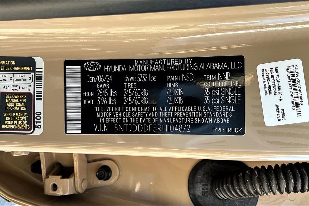 Used 2024 Hyundai Santa Cruz XRT image 19