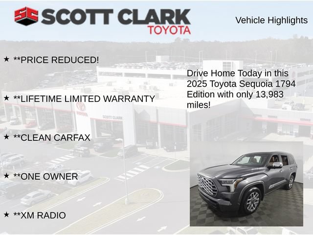 Used 2025 Toyota Sequoia 1794 Edition AWD/4WD image 12