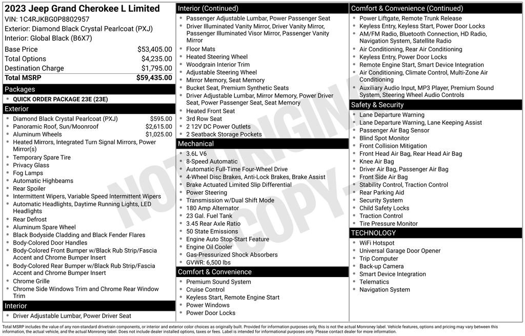 Used 2023 Jeep Grand Cherokee L Limited image 6