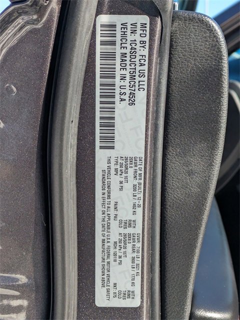 Certified 2021 Dodge Durango R/T w/ Blacktop Package image 36