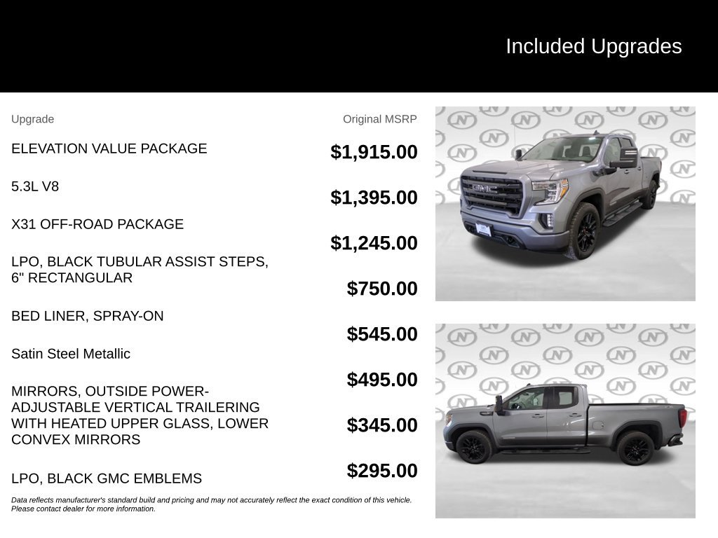 Used 2020 GMC Sierra 1500 Elevation AWD/4WD image 3