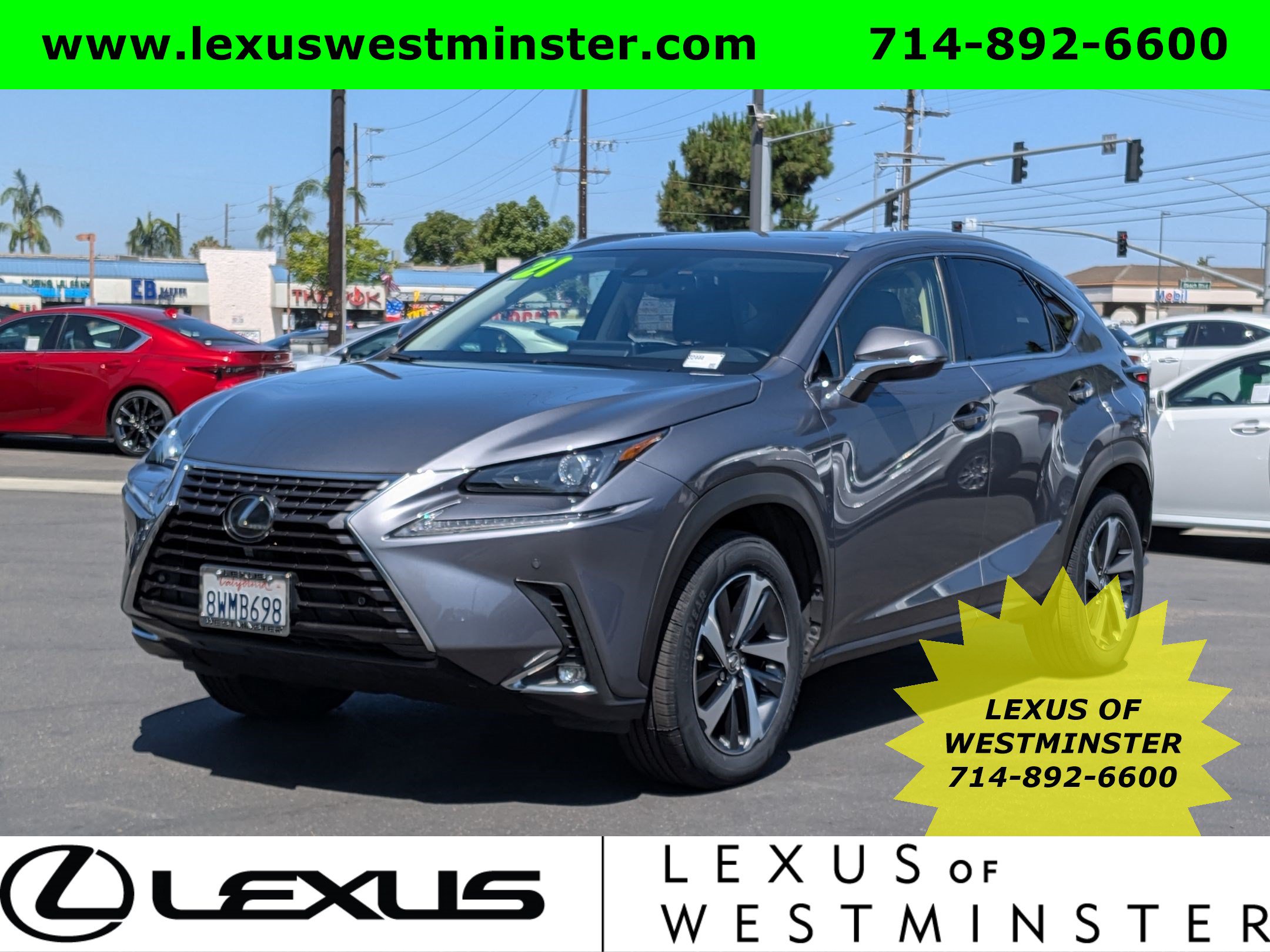 Certified 2021 Lexus NX 300 FWD w/ Premium Package