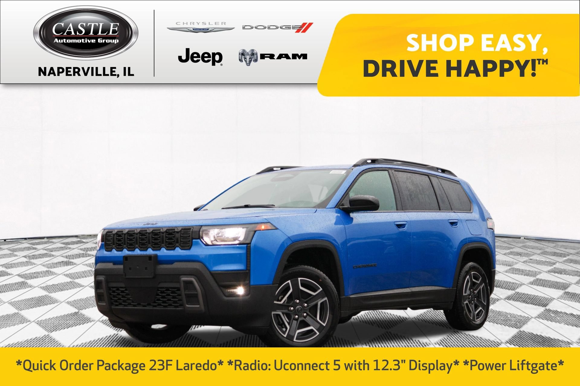 New 2026 Jeep Cherokee Laredo AWD/4WD image 1