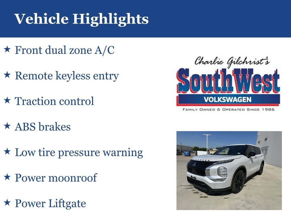 Used 2022 Mitsubishi Outlander SE AWD/4WD image 15