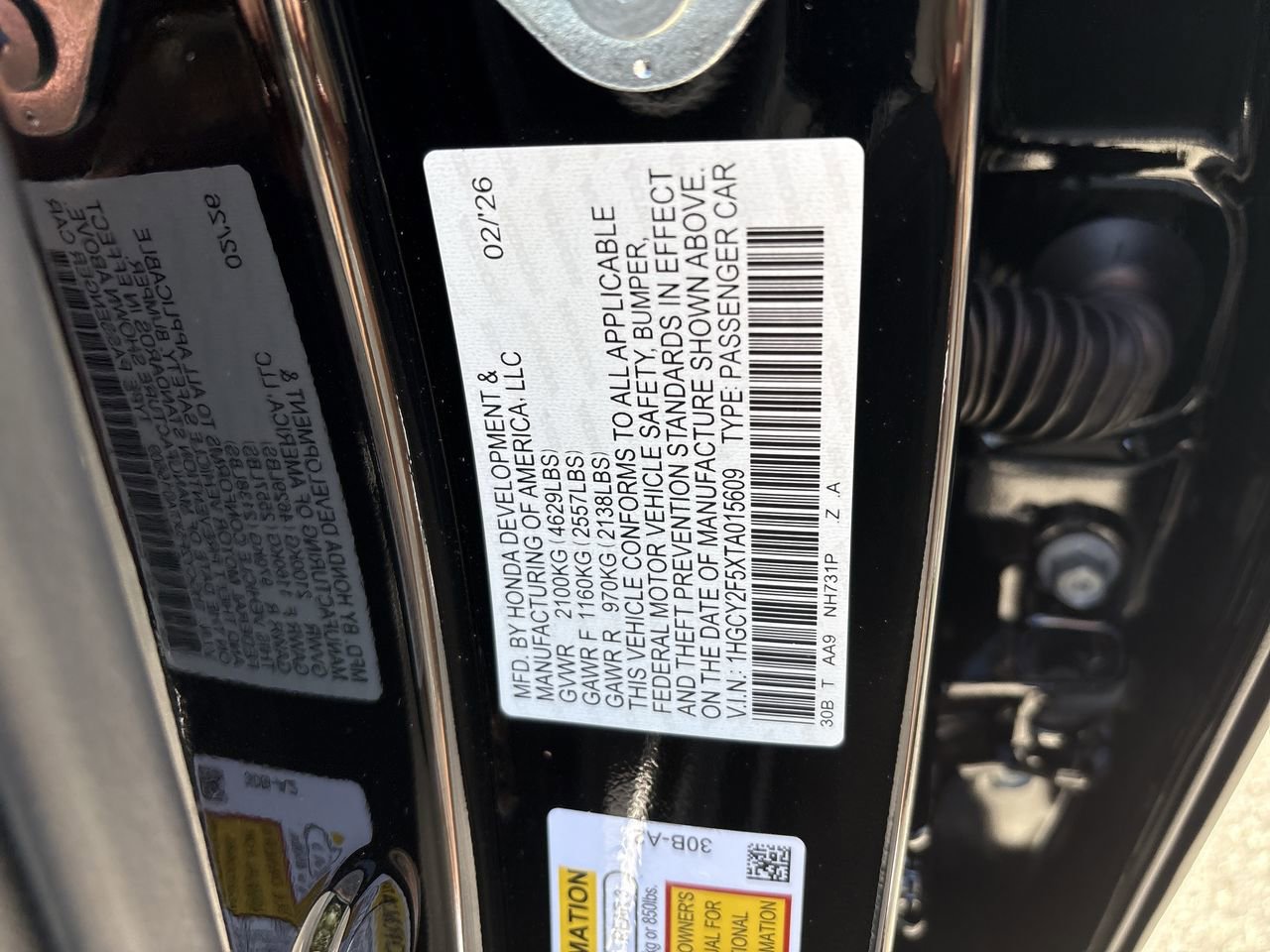 New 2026 Honda Accord Sport image 21