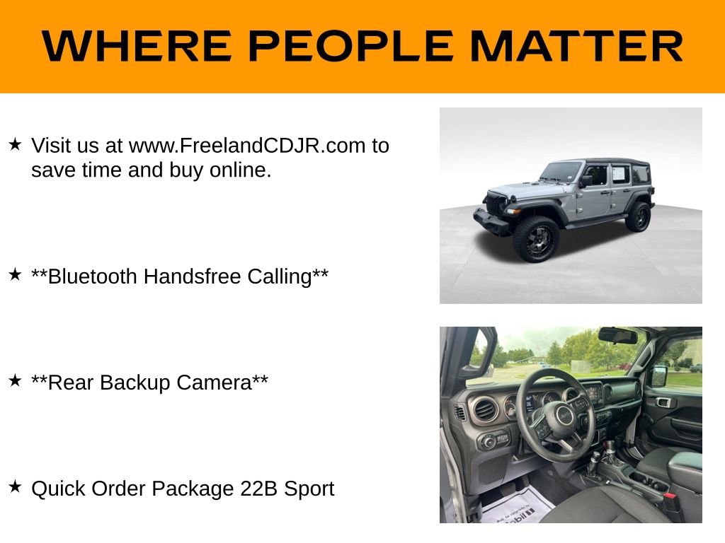 Used 2020 Jeep Wrangler Unlimited Sport image 32