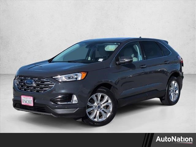 Used 2021 Ford Edge Titanium w/ Cargo Accessory Package image 1