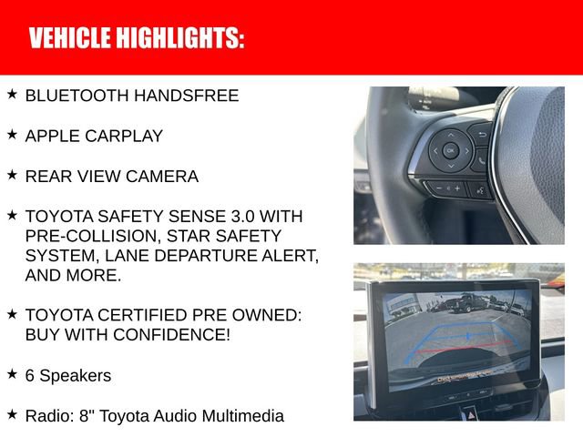 Certified 2025 Toyota Corolla SE w/ SE Premium Package image 9