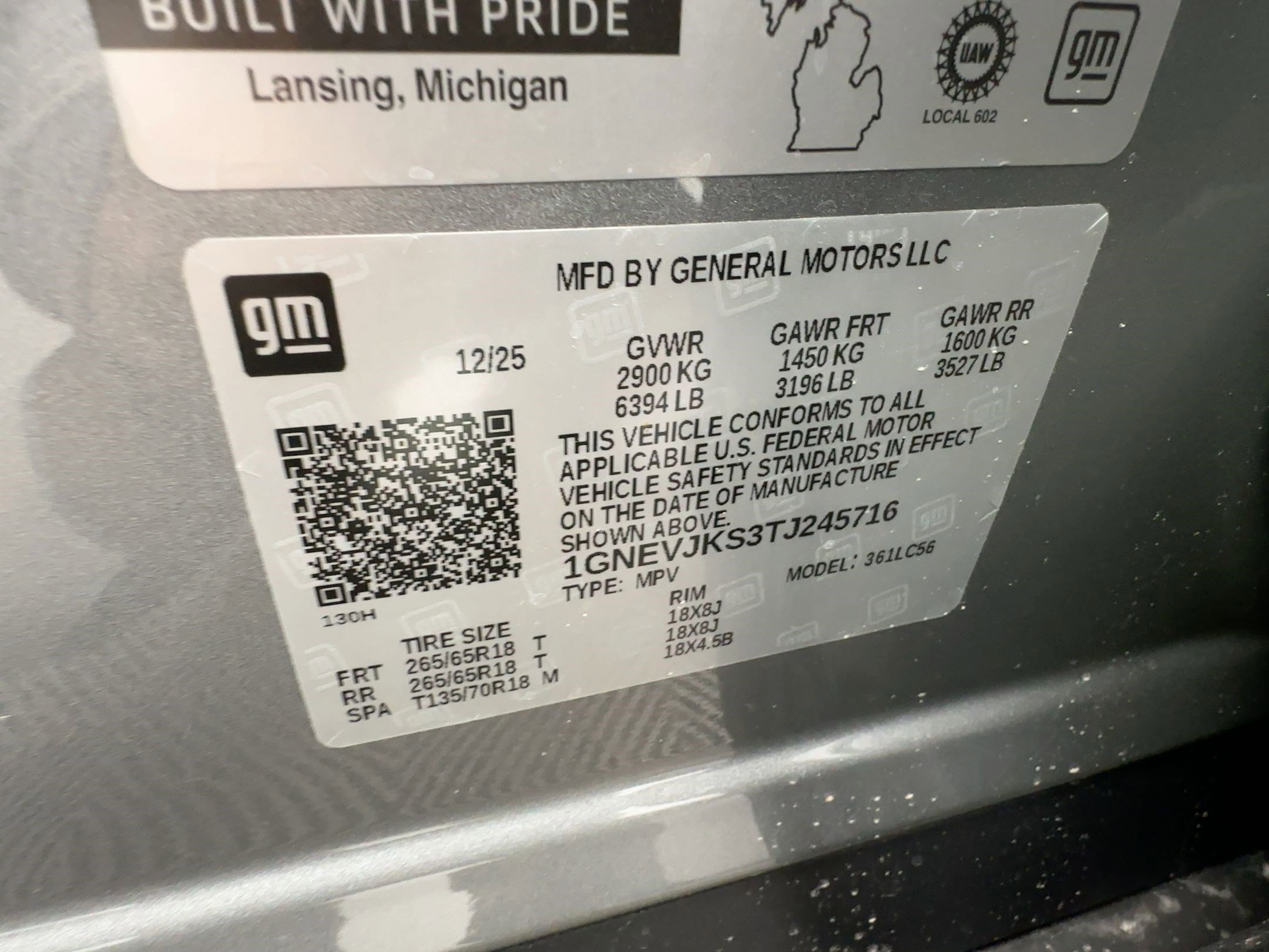 New 2026 Chevrolet Traverse Z71 w/ Driver Confidence Package image 18