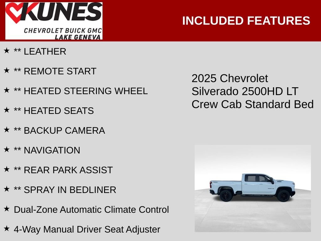 Used 2025 Chevrolet Silverado 2500 LT w/ Trail Boss Package image 2