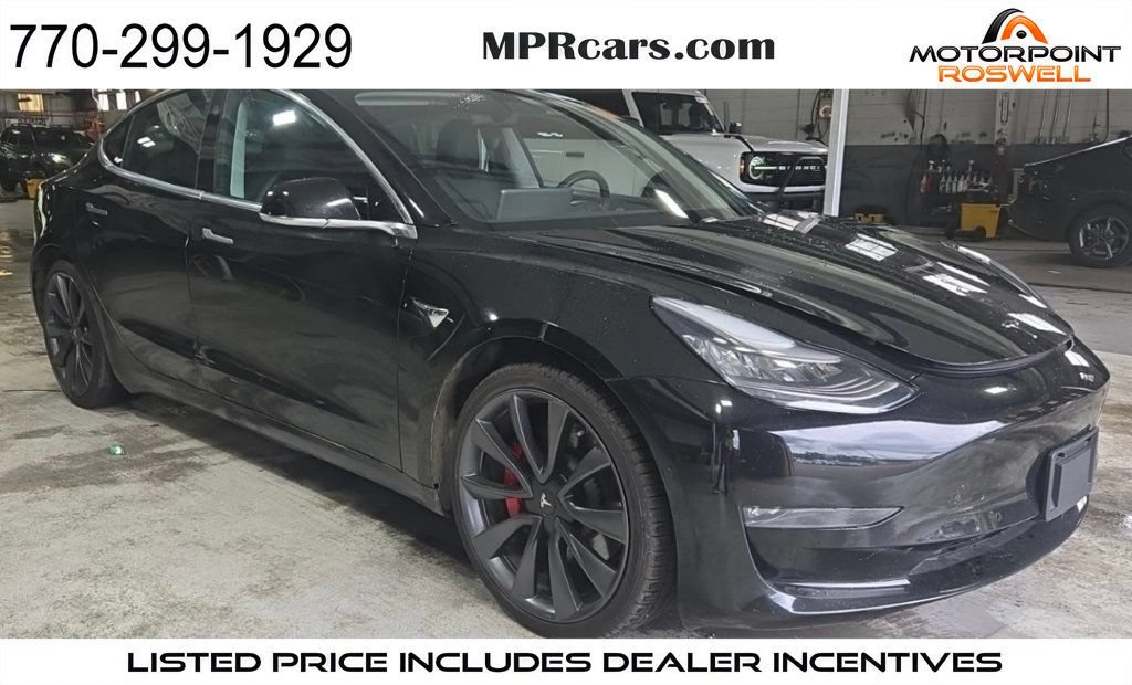 Used 2020 Tesla Model 3 Performance AWD/4WD image 1