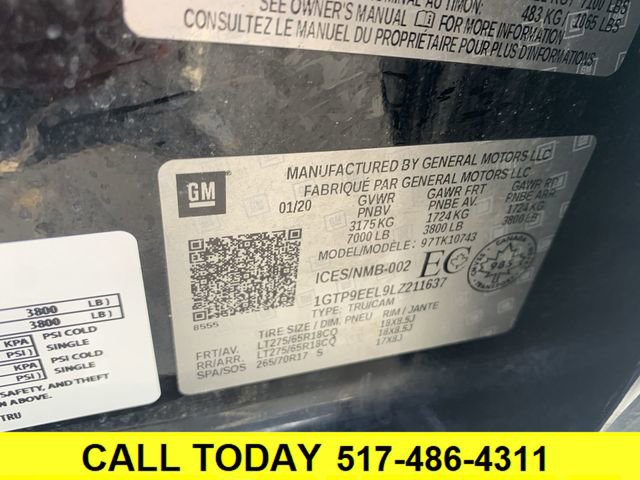 Certified 2020 GMC Sierra 1500 AT4 w/ AT4 Preferred Package image 36