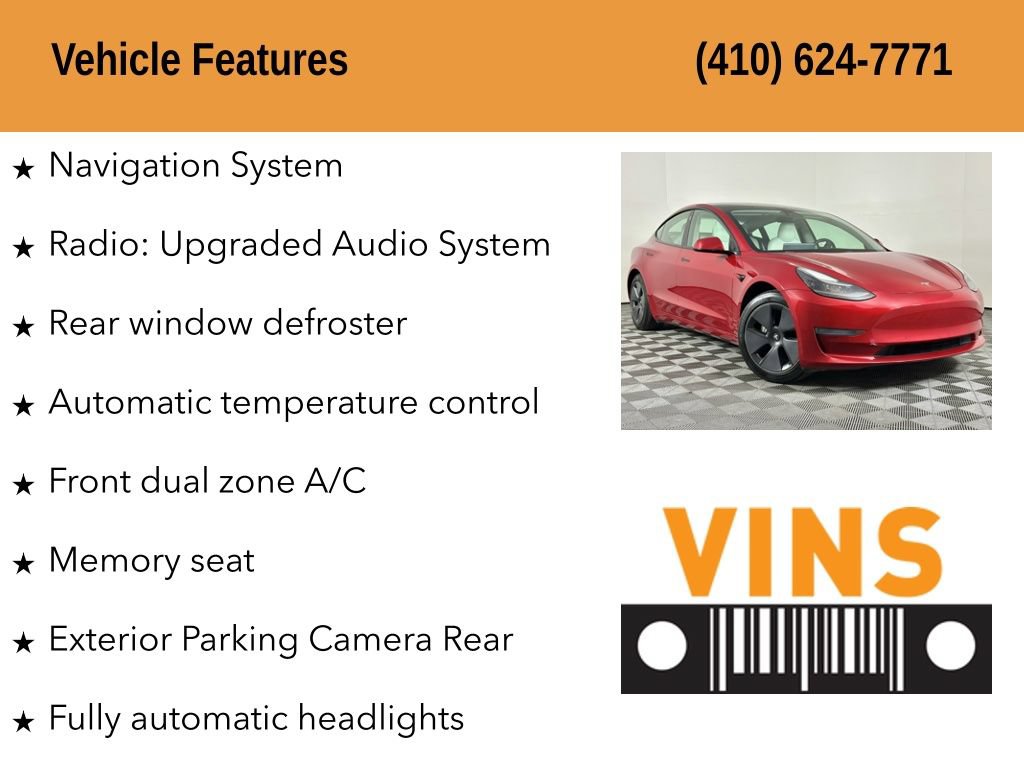 Used 2021 Tesla Model 3 Standard Range Plus RWD image 5