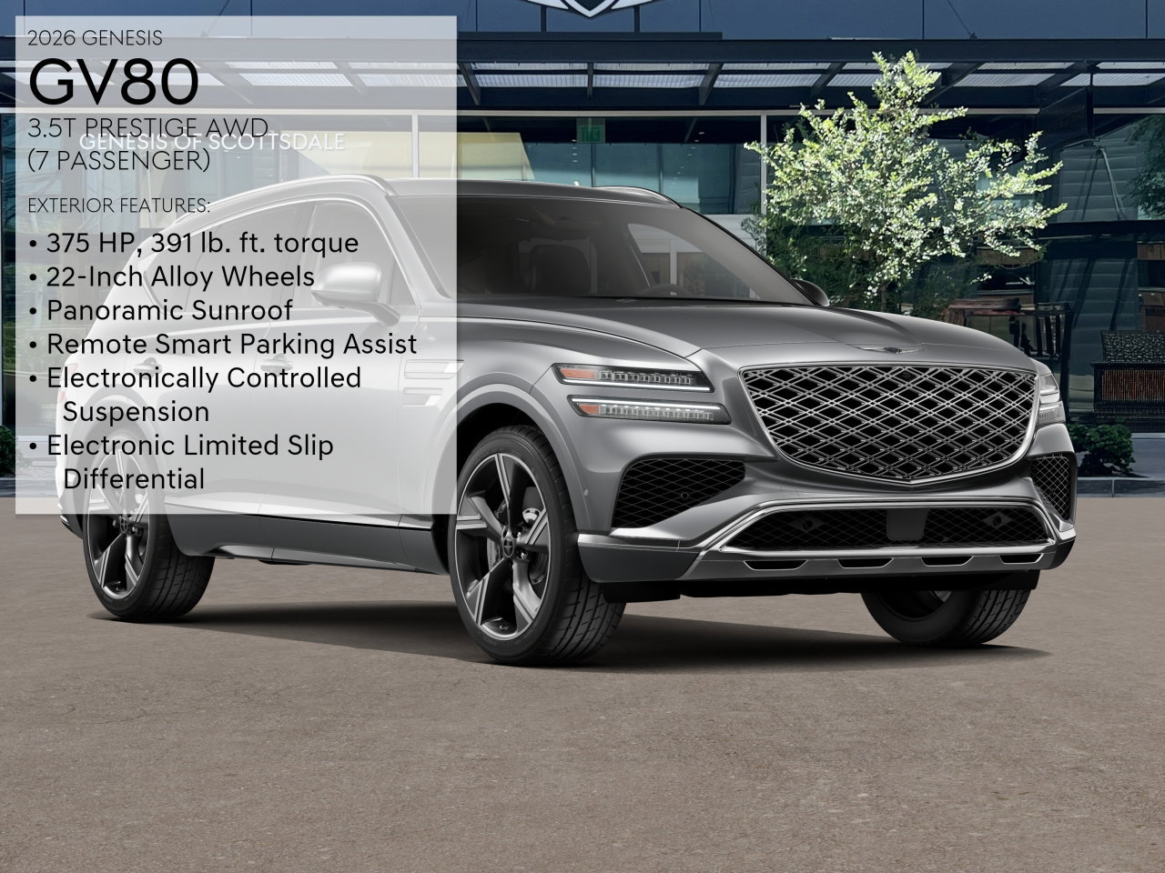 New 2026 Genesis GV80 3.5T Prestige AWD/4WD image 3