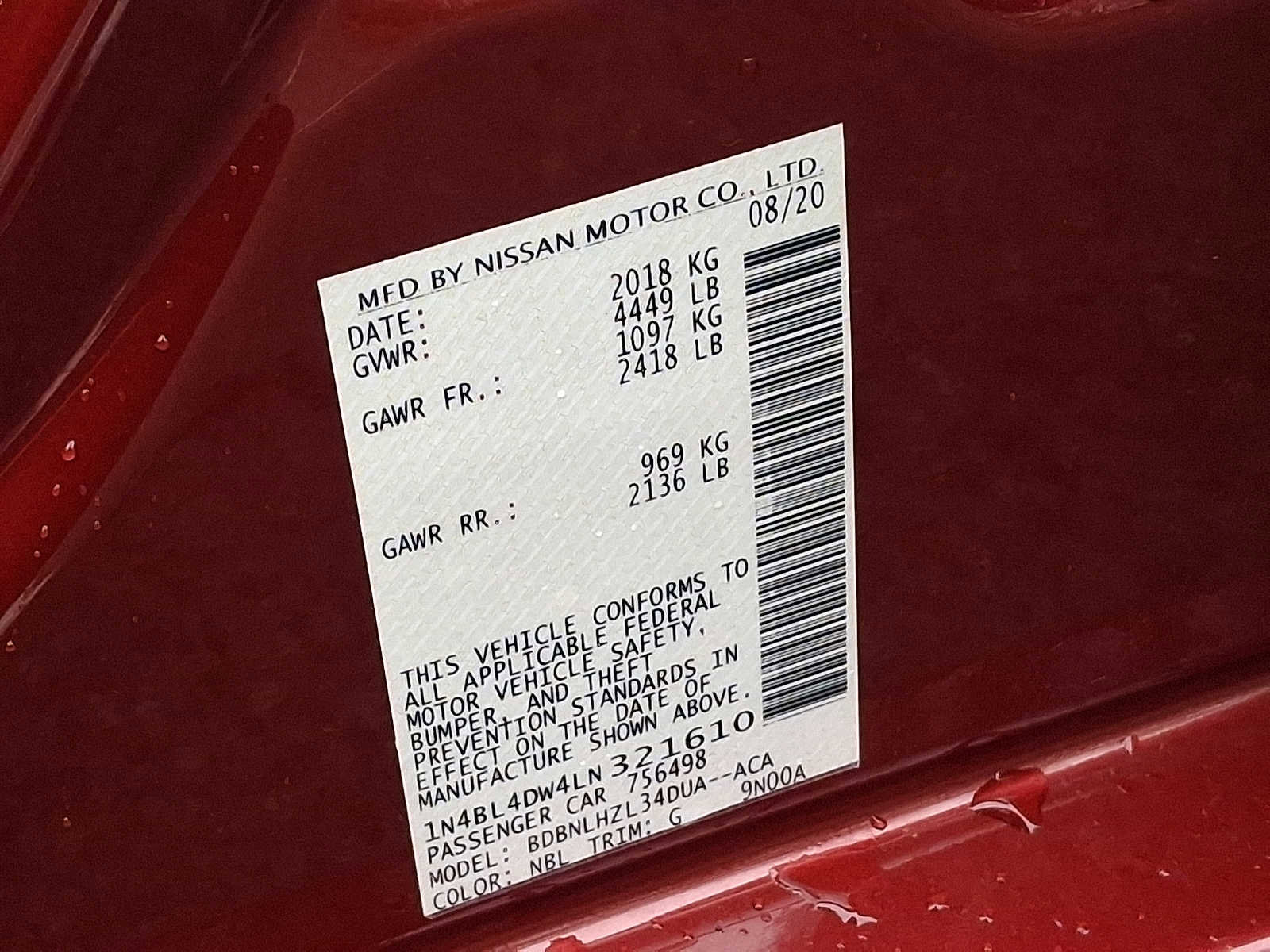 Used 2020 Nissan Altima 2.5 SV image 29