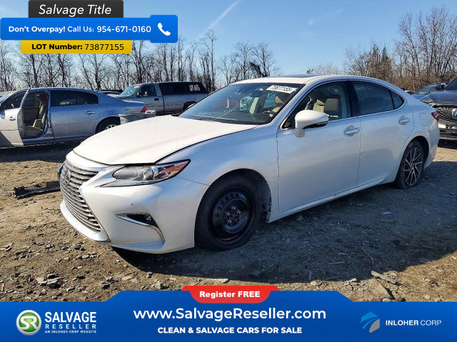 Used 2018 Lexus ES 350 w/ Luxury Package w/Wood Trim FWD image 1