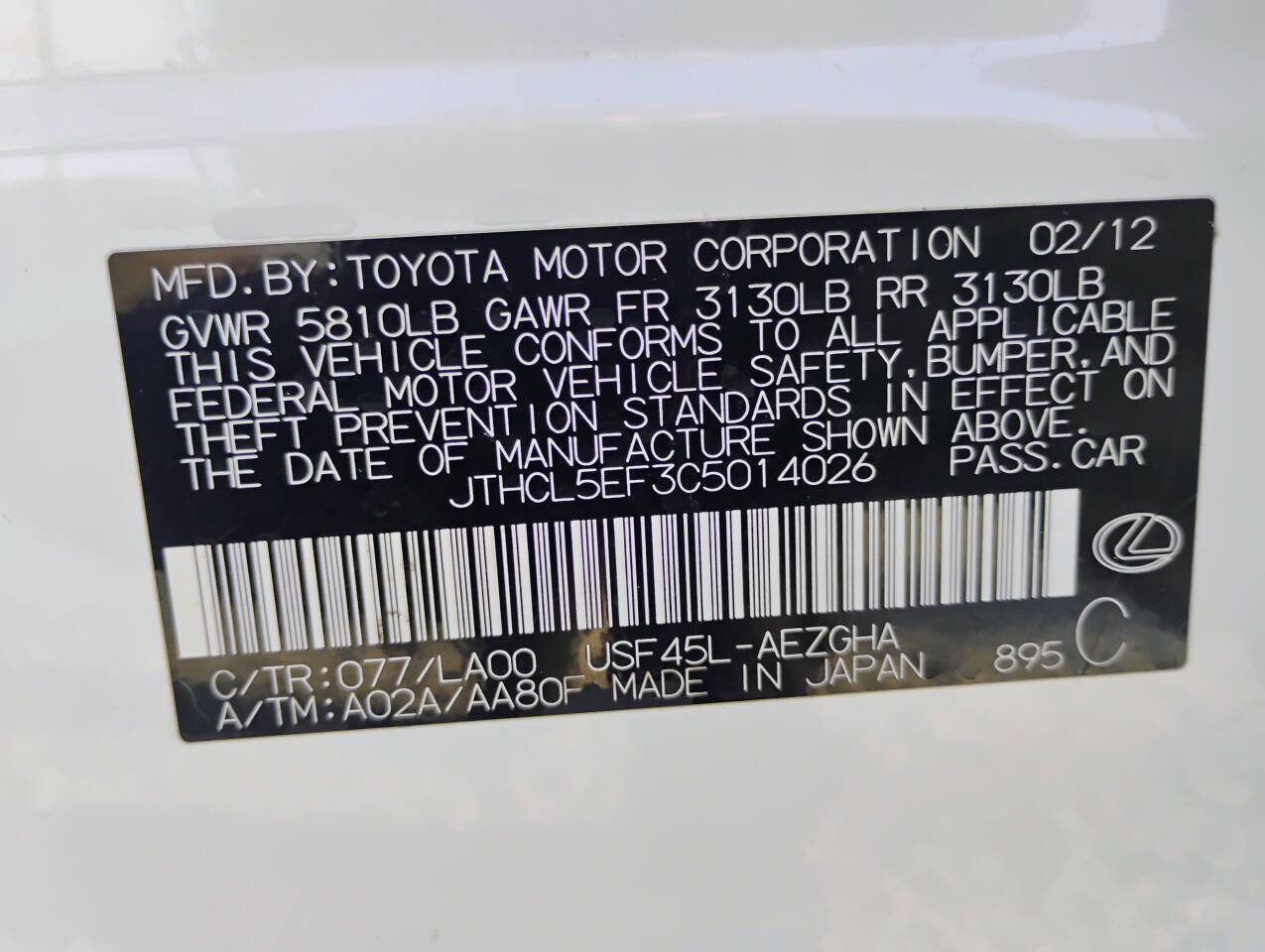 Used 2012 Lexus LS 460 AWD w/ Luxury Value Edition image 28